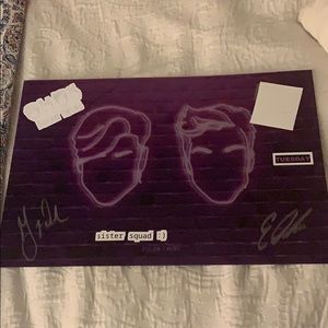 Dolan Twins Autographed poster
